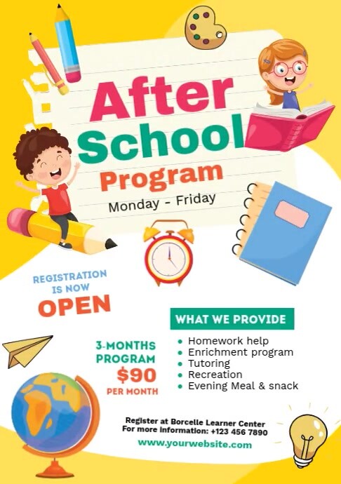 After school Program Design Template | PosterMyWall