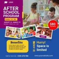 after school program Instagram Post template