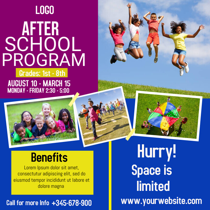 After school program Template | PosterMyWall