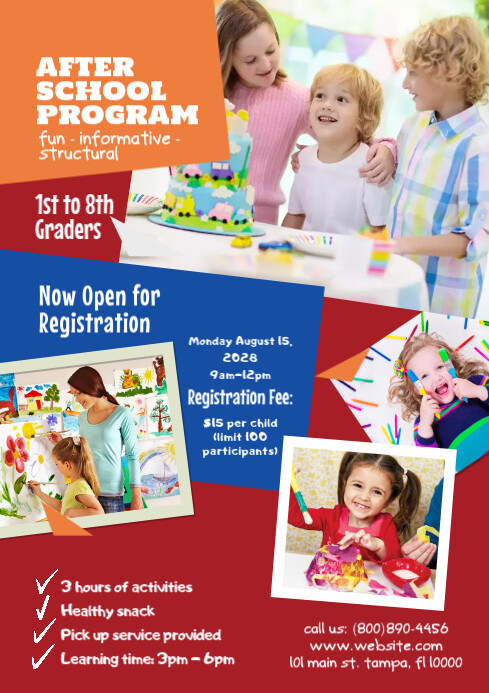 After School Program Flyer Template | PosterMyWall