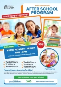 After School Program Flyer Template A4
