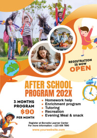 After School Program Flyer Template A4