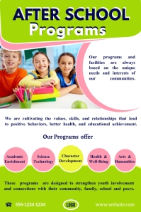 After school program template | PosterMyWall
