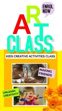 After School Program Poster Templates Instagram Reel