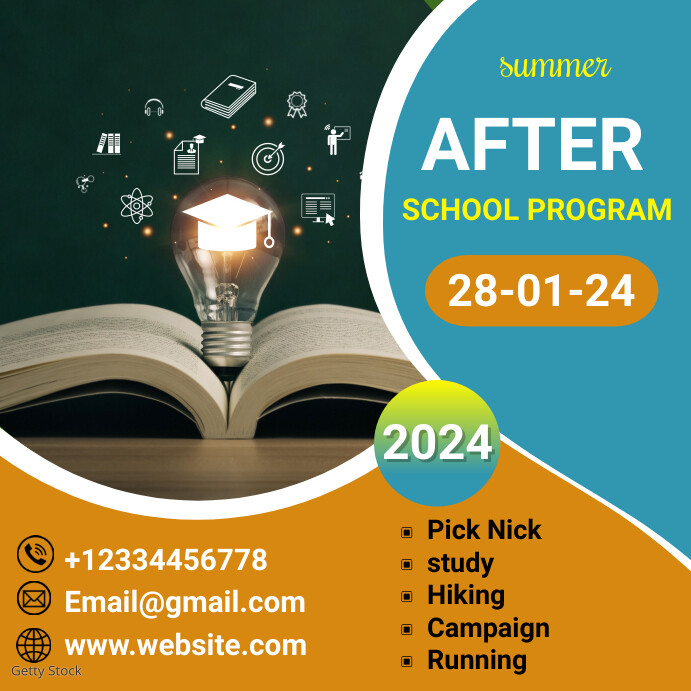 After school program template | PosterMyWall