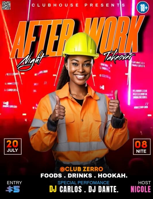 Copy of after work , after work party | PosterMyWall