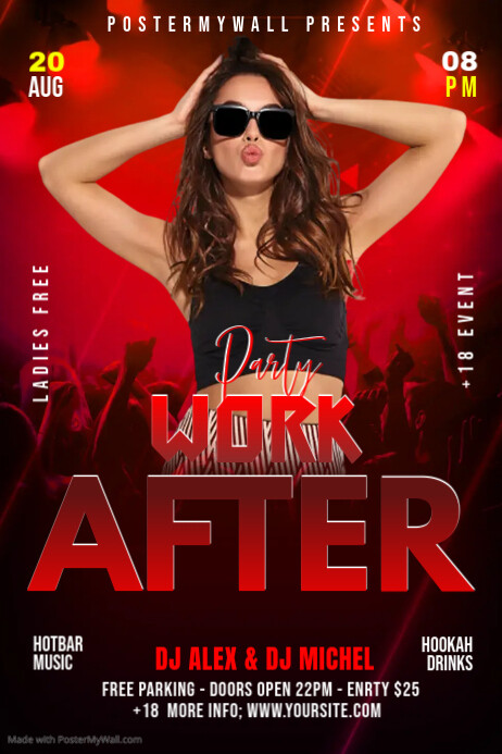 AFTER WORK Template | PosterMyWall