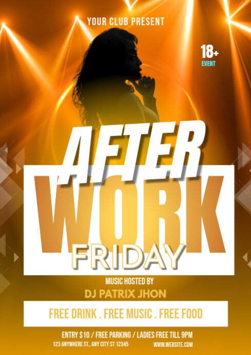 after work friday Template | PosterMyWall