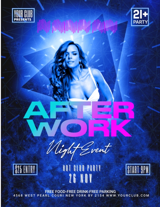 After work night event Template | PosterMyWall