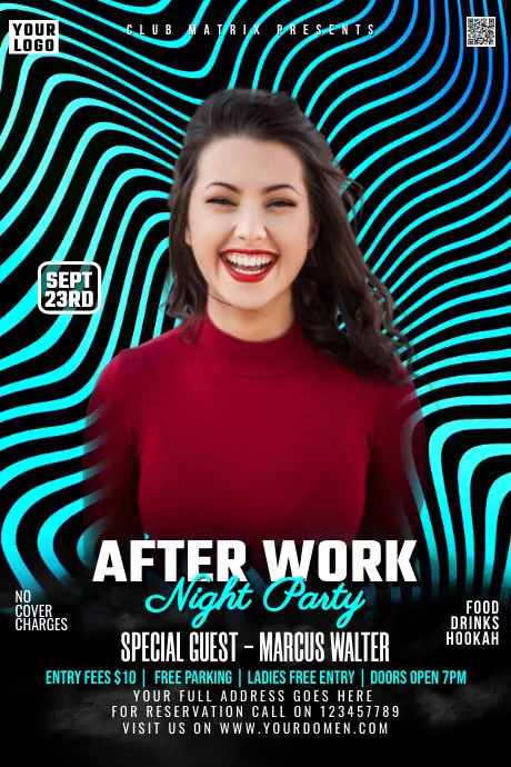 Plantilla de After work night party | PosterMyWall