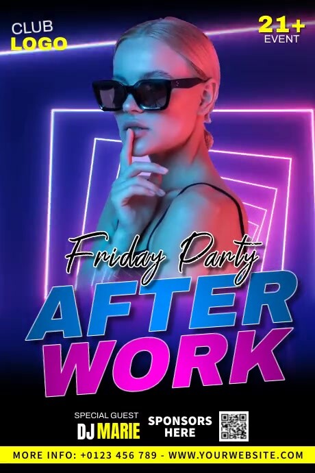 After Work Party Template PosterMyWall