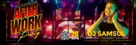 After Work Party Intestazione di Twitter template