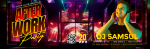 After Work Party Twitter-header template