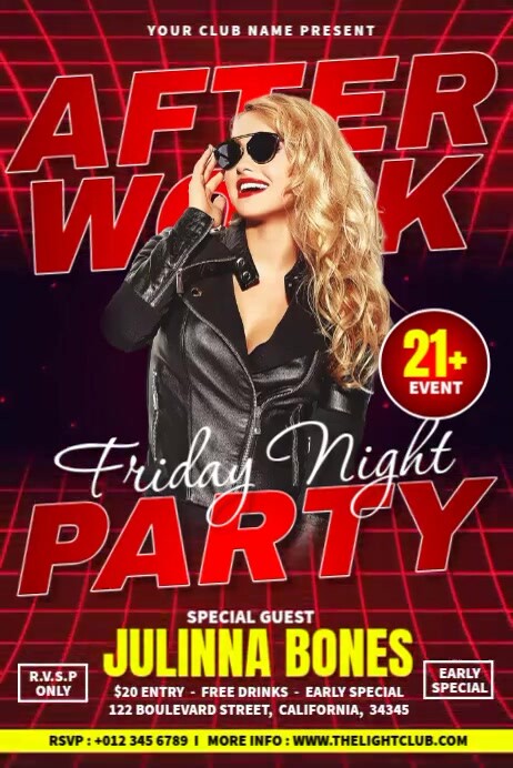 After Work Party Template PosterMyWall