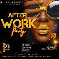 After work party Publicación de Instagram template
