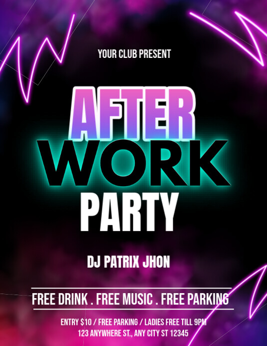 Copy of after work party | PosterMyWall