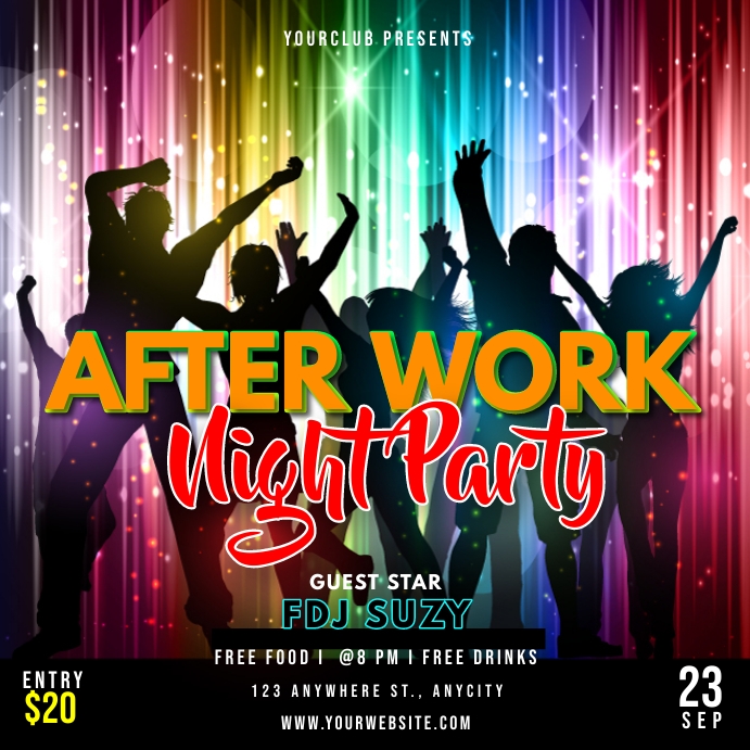 After Work Ritual Plantilla de After Work Party | PosterMyWall