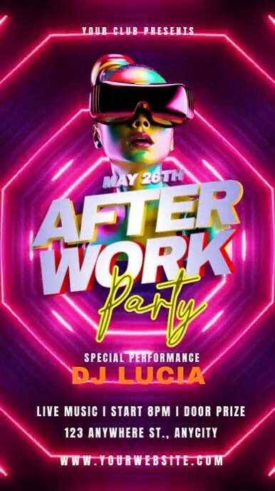 After Work Party Template | PosterMyWall