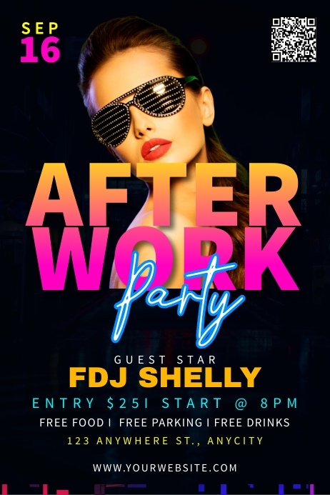 After Work Party Template | PosterMyWall