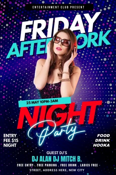 After Work Party Template PosterMyWall