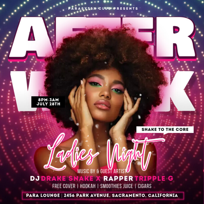 After Work Party Iphosti le-Instagram template