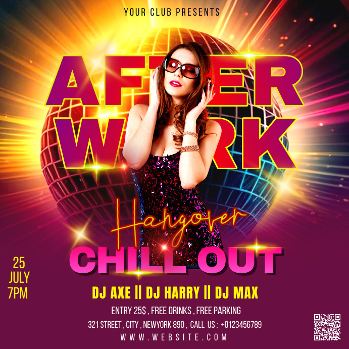 after work party flyer Template | PosterMyWall