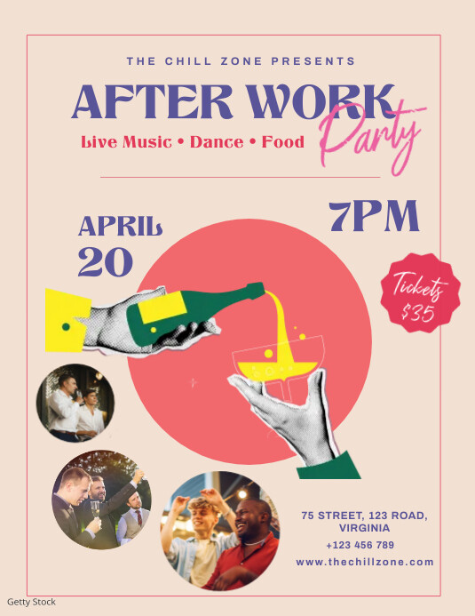 Plantilla de After Work Party Flyer Template | PosterMyWall