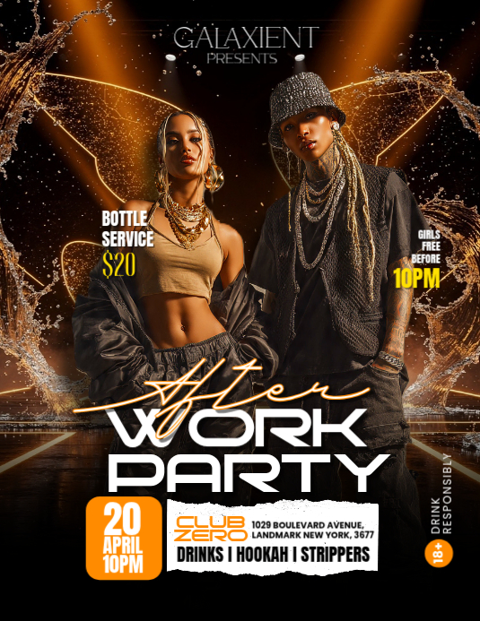 After work party template | PosterMyWall