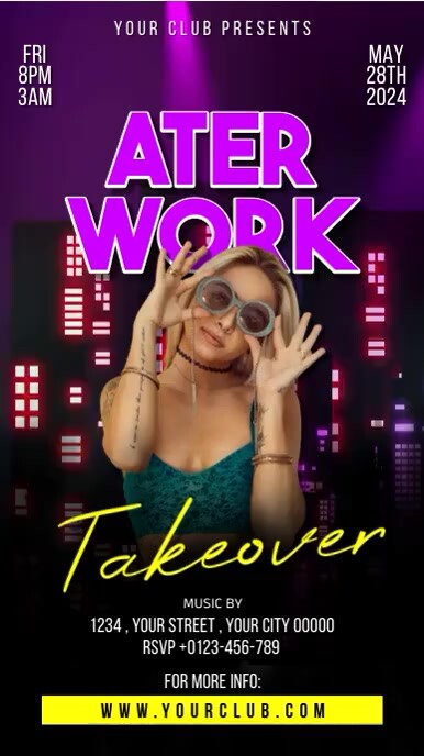 Copy of After Work Takeover | PosterMyWall