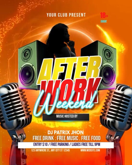 after work weekend Template | PosterMyWall