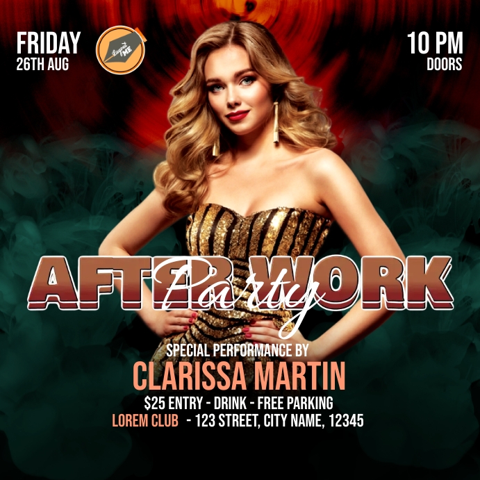 Afterwork Party Template | PosterMyWall