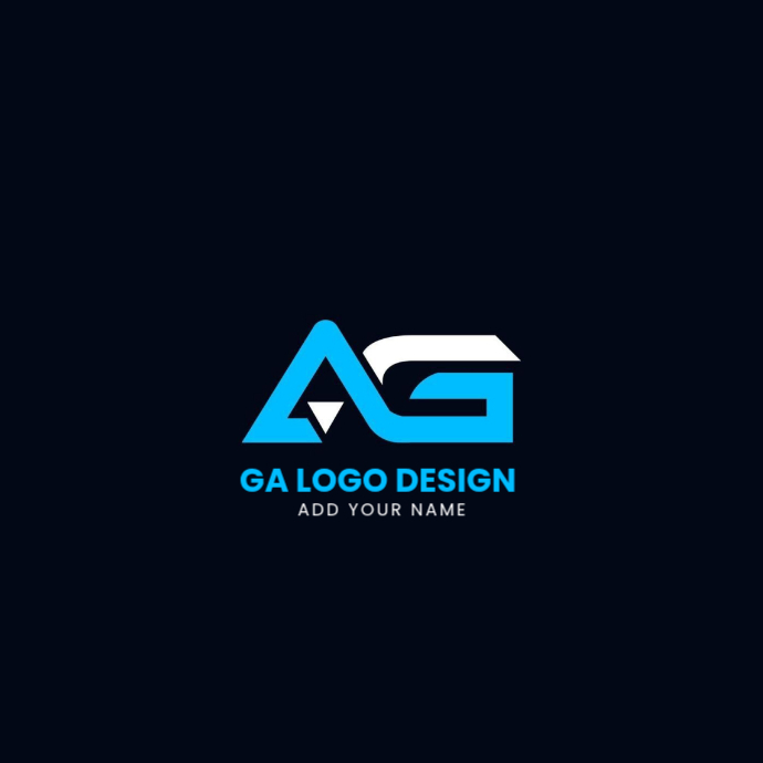 AG LOGO DESIGN Template | PosterMyWall