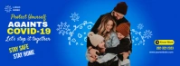 Againt Covid 19 Facebook Cover Post Facebook-omslagfoto template