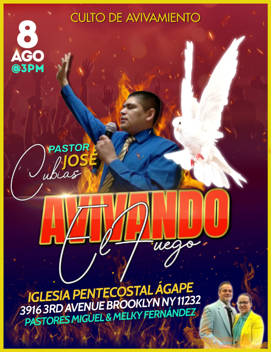 AGAPE1 Flyer (format US Letter) template