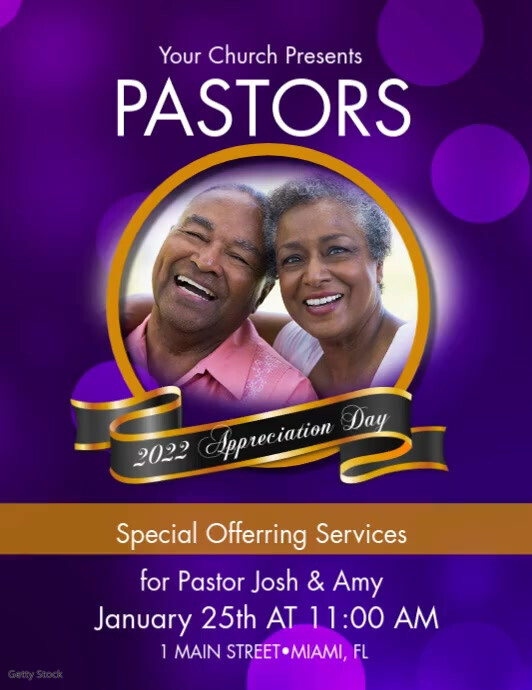 Agate Pastors Appreciation Day Video Template Postermywall Pastors Appreciation Day 2022