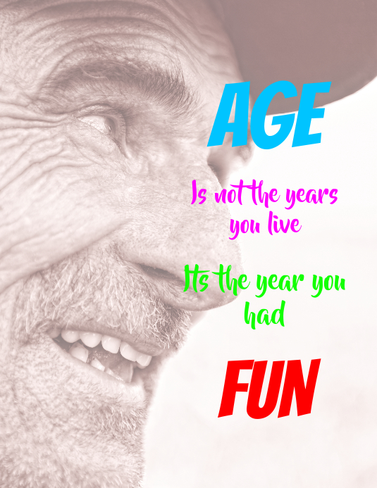 Age Message Examples Age Template | PosterMyWall