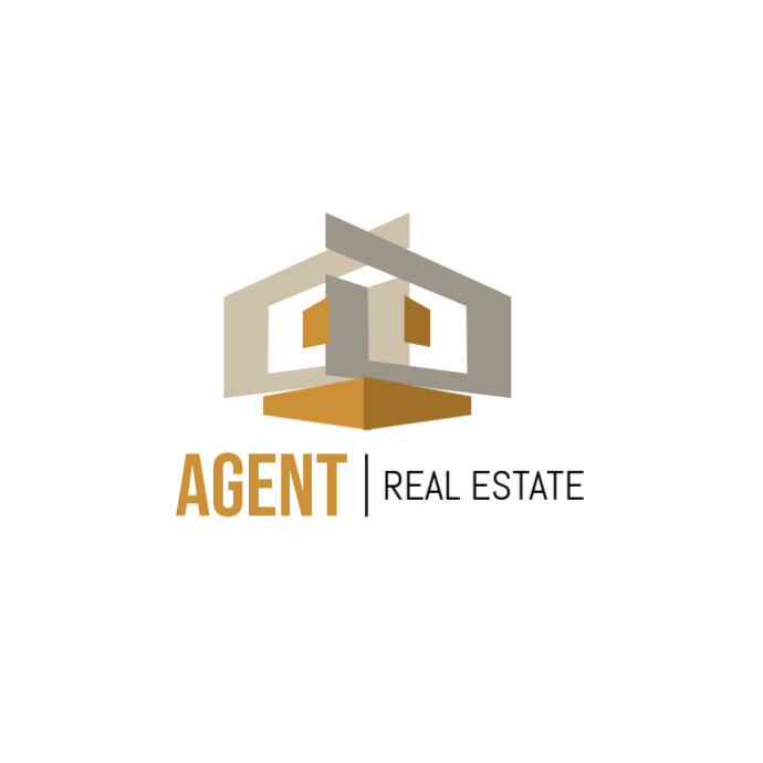 Agent Real Estate Logo Logotipo template