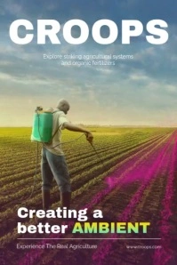 Agriculture Video Poster Promotion Плакат template
