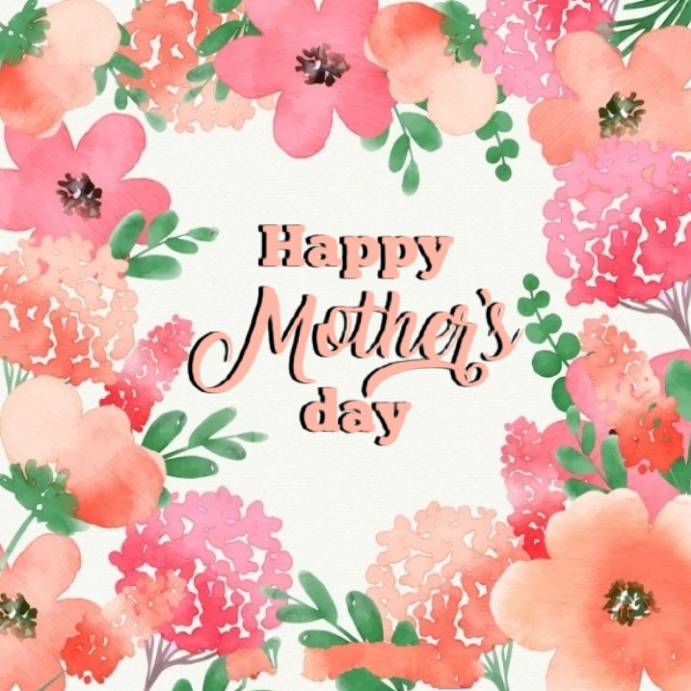 AHAPPY MOTHER'S DAY MESSAGE CARD Template | PosterMyWall