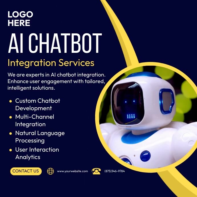 AI Chatbot Template | PosterMyWall