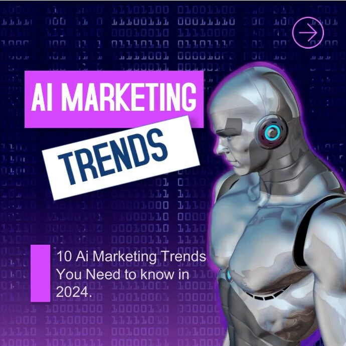 AI marketing design Instagram Plasing template