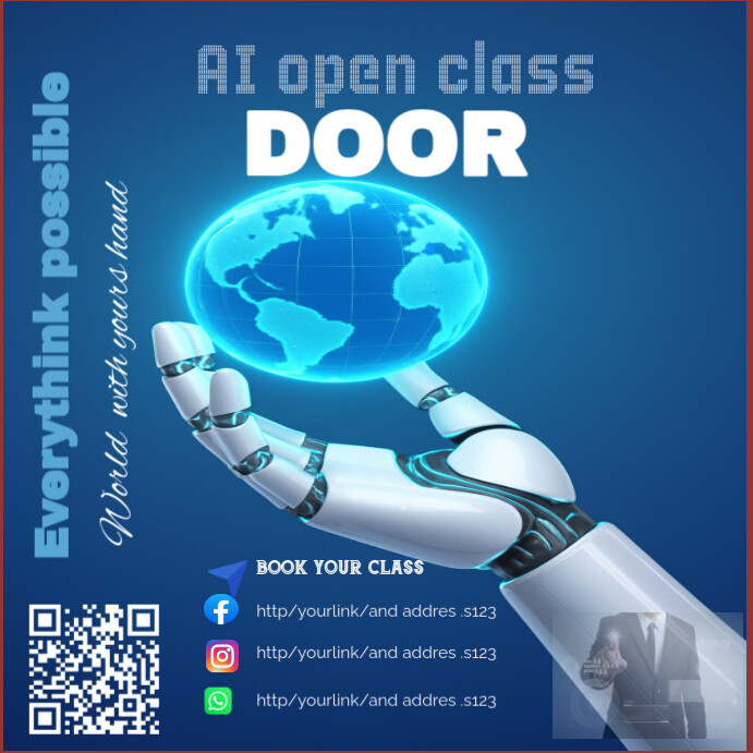 AI open class Instagram Post template