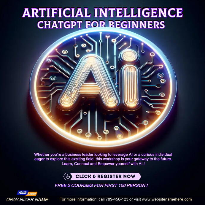 AI Related Event Ad Flyer Template PosterMyWall