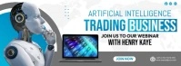AI Trading Business Banner Facebook Cover Photo template