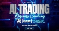 AI Trading Coaching Banner Facebook Shared Image template