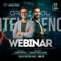 AI Trading Online Training Instagram Plasing template