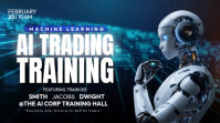 AI Trading Training Banner YouTube Thumbnail template