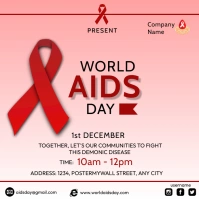 Aids Day  Free Flyer Template Instagram Post