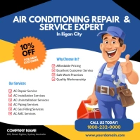 AIR CONDITION SERVICES INSTA TEMPLATE.C Instagram Post