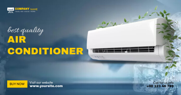 Air conditioner ads promotion template for fa | PosterMyWall